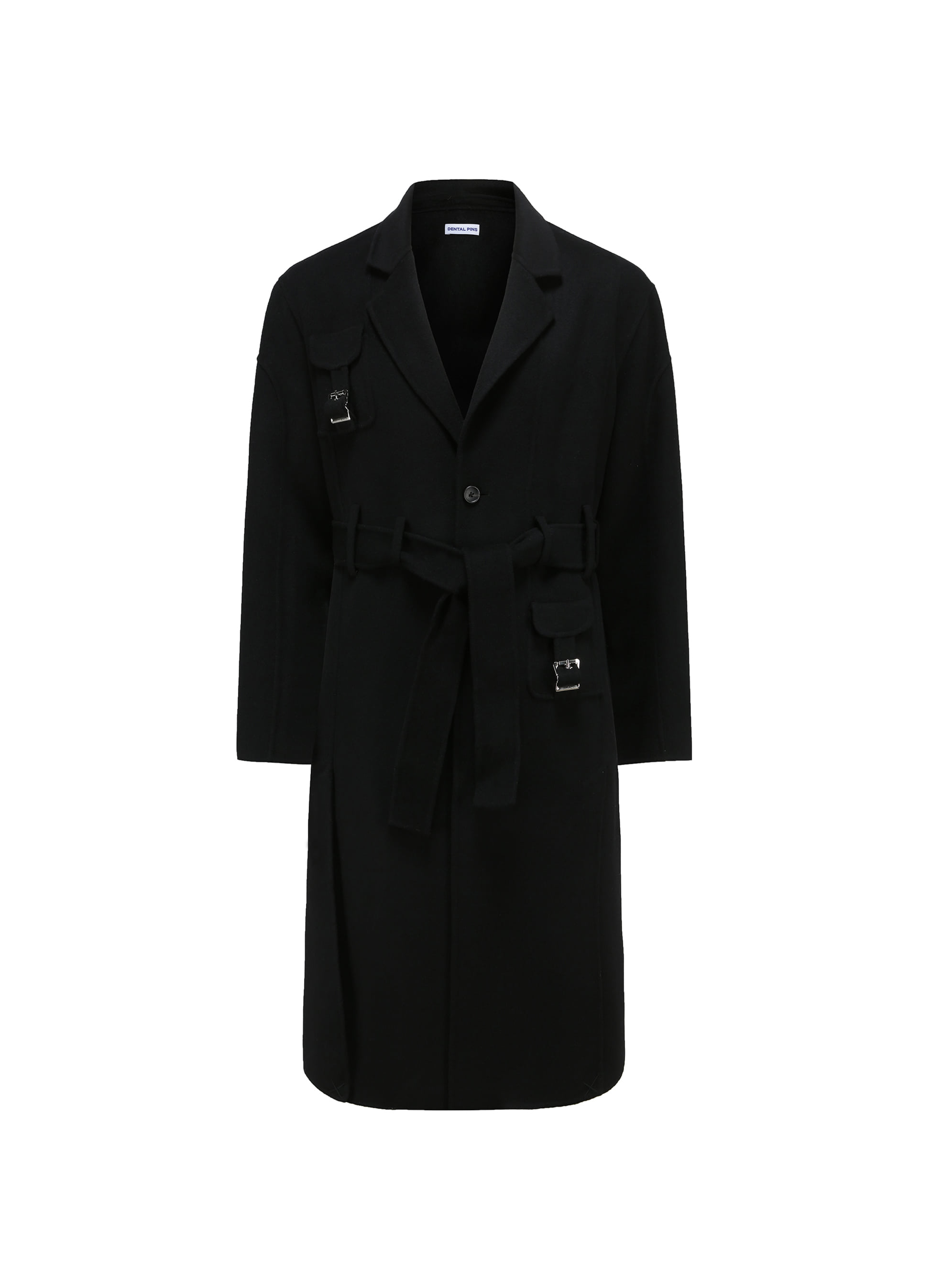 21FW Soft wool belted coat