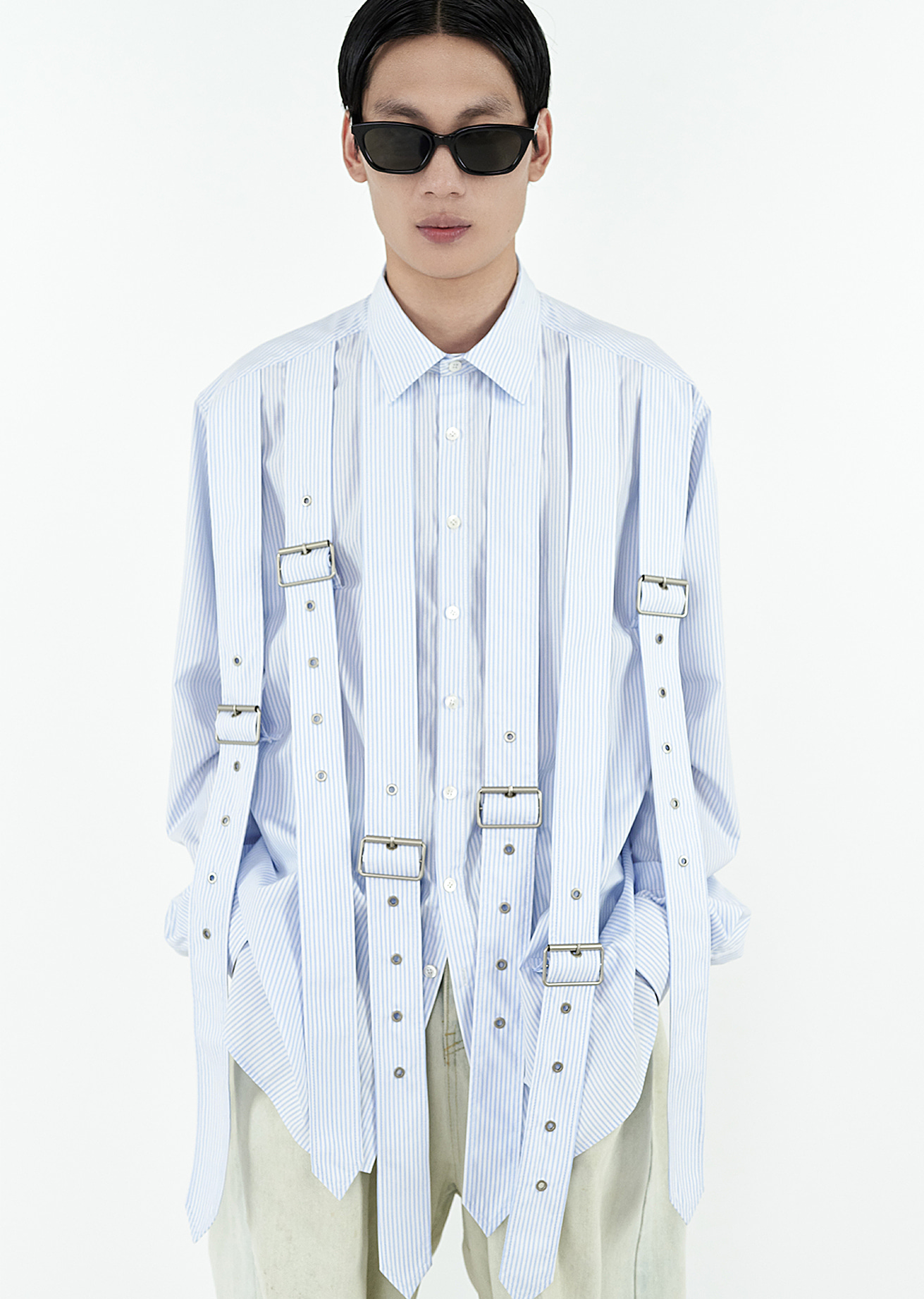 22FW Belted Straps Shirt